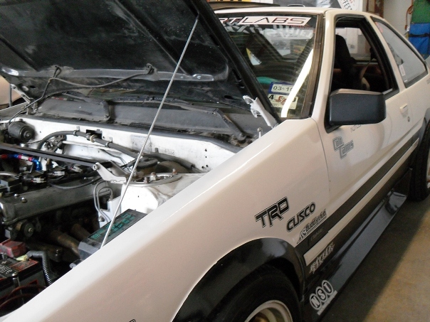 NST AE86 Hood Props
